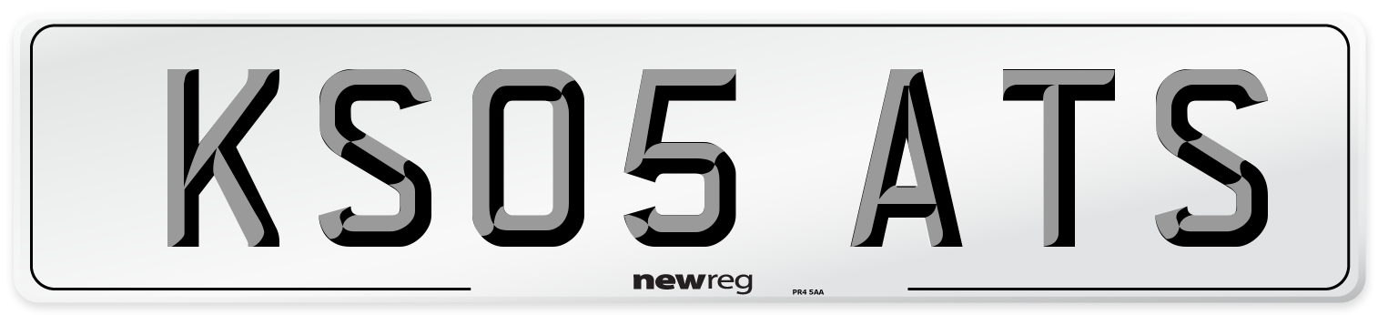 KS05 ATS Number Plate from New Reg